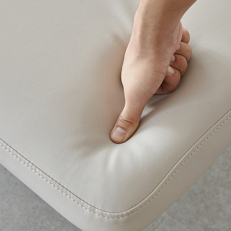 Contemporary Style Metal Dining Chair Wingback Side Armless Chairs (Set of 2) Clearhalo ' kitchen&dining_furn' 'Dining Chairs' 'Dining Tables & Seating' 'dining_chair' 'furn' 'furn_dining_chair' 'Furniture' 'furniture_dining_chair' 'Kitchen & Dining Furniture' 'kitchen' 3854075