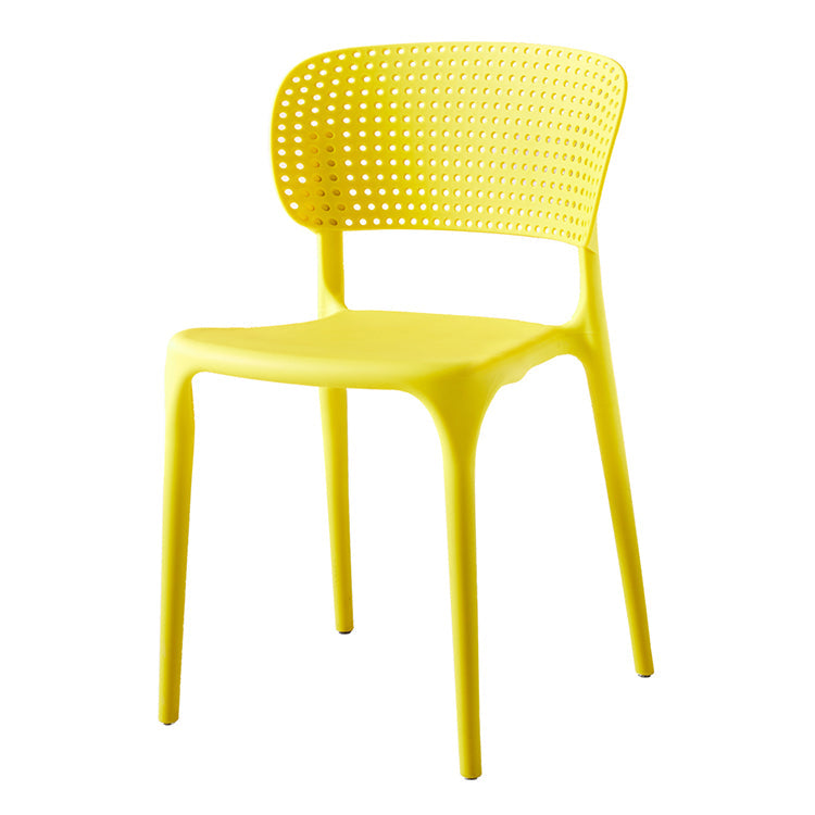 Modern Indoor-Outdoor Plastic Dining Armchair Home Open Back Dining Side Chair Clearhalo ' kitchen&dining_furn' 'Dining Chairs' 'Dining Tables & Seating' 'dining_chair' 'furn' 'furn_dining_chair' 'Furniture' 'furniture_dining_chair' 'Kitchen & Dining Furniture' 'kitchen' 3854086