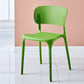 Modern Indoor-Outdoor Plastic Dining Armchair Home Open Back Dining Side Chair Green 1 Piece Clearhalo ' kitchen&dining_furn' 'Dining Chairs' 'Dining Tables & Seating' 'dining_chair' 'furn' 'furn_dining_chair' 'Furniture' 'furniture_dining_chair' 'Kitchen & Dining Furniture' 'kitchen' 3854089