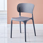Modern Indoor-Outdoor Plastic Dining Armchair Home Open Back Dining Side Chair Grey 1 Piece Clearhalo ' kitchen&dining_furn' 'Dining Chairs' 'Dining Tables & Seating' 'dining_chair' 'furn' 'furn_dining_chair' 'Furniture' 'furniture_dining_chair' 'Kitchen & Dining Furniture' 'kitchen' 3854105