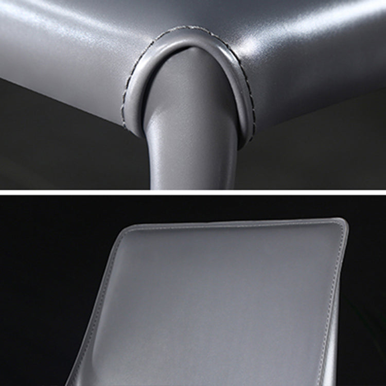 Contemporary Leather Dining Room Chairs Upholstered Armless Dining Chairs for Home Use Clearhalo ' kitchen&dining_furn' 'Dining Chairs' 'Dining Tables & Seating' 'dining_chair' 'furn' 'furn_dining_chair' 'Furniture' 'furniture_dining_chair' 'Kitchen & Dining Furniture' 'kitchen' 3854157