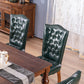 French Country Armless Dining Chairs PU Leather Upholstered Dining Side Chairs Clearhalo ' kitchen&dining_furn' 'Dining Chairs' 'Dining Tables & Seating' 'dining_chair' 'furn' 'furn_dining_chair' 'Furniture' 'furniture_dining_chair' 'Kitchen & Dining Furniture' 'kitchen' 3854223
