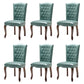 French Country Armless Dining Chairs PU Leather Upholstered Dining Side Chairs Lake Blue 6 Piece Set Clearhalo ' kitchen&dining_furn' 'Dining Chairs' 'Dining Tables & Seating' 'dining_chair' 'furn' 'furn_dining_chair' 'Furniture' 'furniture_dining_chair' 'Kitchen & Dining Furniture' 'kitchen' 3854231
