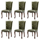 French Country Armless Dining Chairs PU Leather Upholstered Dining Side Chairs Army Green 6 Piece Set Clearhalo ' kitchen&dining_furn' 'Dining Chairs' 'Dining Tables & Seating' 'dining_chair' 'furn' 'furn_dining_chair' 'Furniture' 'furniture_dining_chair' 'Kitchen & Dining Furniture' 'kitchen' 3854234