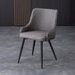 Contemporary Metal Dining Room Chairs Faux Leather Dining Chairs for Home Use Grey 1 Piece Clearhalo ' kitchen&dining_furn' 'Dining Chairs' 'Dining Tables & Seating' 'dining_chair' 'furn' 'furn_dining_chair' 'Furniture' 'furniture_dining_chair' 'Kitchen & Dining Furniture' 'kitchen' 3854280