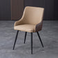 Contemporary Metal Dining Room Chairs Faux Leather Dining Chairs for Home Use Coffee 1 Piece Clearhalo ' kitchen&dining_furn' 'Dining Chairs' 'Dining Tables & Seating' 'dining_chair' 'furn' 'furn_dining_chair' 'Furniture' 'furniture_dining_chair' 'Kitchen & Dining Furniture' 'kitchen' 3854289