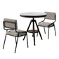 Modern Style Home Sintered Stone Dining Table Round Shape Table with Single Pedestal Base Clearhalo ' dining_table' 'Dining Tables & Seating' 'Dining Tables' 'furn' 'furn_dining_table' 'Furniture' 'furniture_dining_table' 'Kitchen & Dining Furniture' 'kitchen&dining_furn' 'kitchen' 'kitchen_dining_table' 3854724