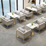 Industrial Sintered Stone Top Dinner Room Kitchen Table Metal Base Table for Dining Room Clearhalo ' dining_table' 'Dining Tables & Seating' 'Dining Tables' 'furn' 'furn_dining_table' 'Furniture' 'furniture_dining_table' 'Kitchen & Dining Furniture' 'kitchen&dining_furn' 'kitchen' 'kitchen_dining_table' 3854734