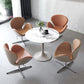 Contemporary Style Home Sintered Stone Dining Table Round Table with Tulip Base Clearhalo ' dining_table' 'Dining Tables & Seating' 'Dining Tables' 'furn' 'furn_dining_table' 'Furniture' 'furniture_dining_table' 'Kitchen & Dining Furniture' 'kitchen&dining_furn' 'kitchen' 'kitchen_dining_table' 3854745