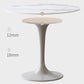 Contemporary Style Home Sintered Stone Dining Table Round Table with Tulip Base Clearhalo ' dining_table' 'Dining Tables & Seating' 'Dining Tables' 'furn' 'furn_dining_table' 'Furniture' 'furniture_dining_table' 'Kitchen & Dining Furniture' 'kitchen&dining_furn' 'kitchen' 'kitchen_dining_table' 3854748