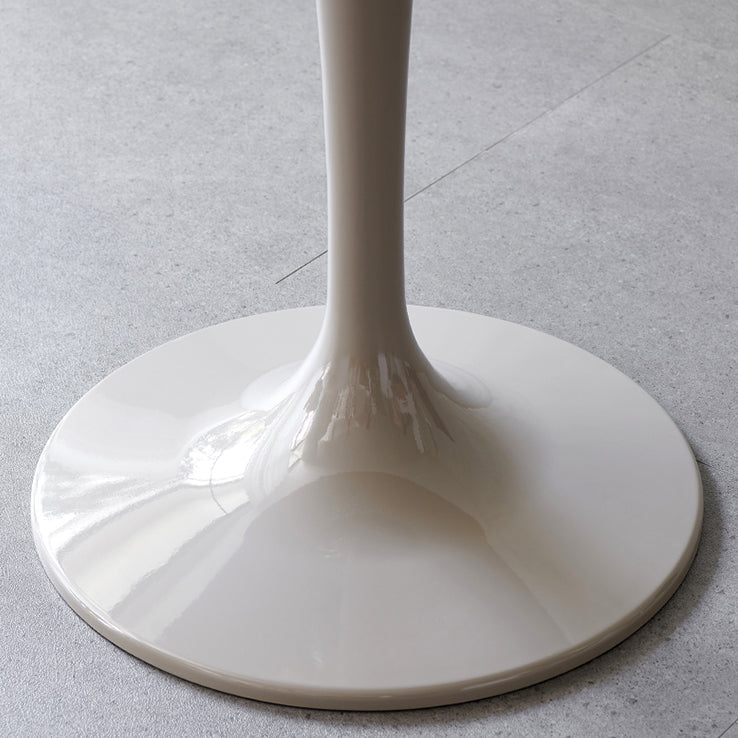 Contemporary Style Home Sintered Stone Dining Table Round Table with Tulip Base Clearhalo ' dining_table' 'Dining Tables & Seating' 'Dining Tables' 'furn' 'furn_dining_table' 'Furniture' 'furniture_dining_table' 'Kitchen & Dining Furniture' 'kitchen&dining_furn' 'kitchen' 'kitchen_dining_table' 3854751