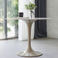 Contemporary Style Home Sintered Stone Dining Table Round Table with Tulip Base Clearhalo ' dining_table' 'Dining Tables & Seating' 'Dining Tables' 'furn' 'furn_dining_table' 'Furniture' 'furniture_dining_table' 'Kitchen & Dining Furniture' 'kitchen&dining_furn' 'kitchen' 'kitchen_dining_table' 3854753