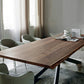 Industrial Solid Wood Dining Table Rectangle Table in Brown with Metal Pedestal Clearhalo ' dining_table' 'Dining Tables & Seating' 'Dining Tables' 'furn' 'furn_dining_table' 'Furniture' 'furniture_dining_table' 'Kitchen & Dining Furniture' 'kitchen&dining_furn' 'kitchen' 'kitchen_dining_table' 3854757