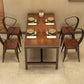 Industrial Rectangle Dining Room Table Pine Solid Wood Table with Black Trestle Base for Home Use Clearhalo ' dining_table' 'Dining Tables & Seating' 'Dining Tables' 'furn' 'furn_dining_table' 'Furniture' 'furniture_dining_table' 'Kitchen & Dining Furniture' 'kitchen&dining_furn' 'kitchen' 'kitchen_dining_table' 3854784