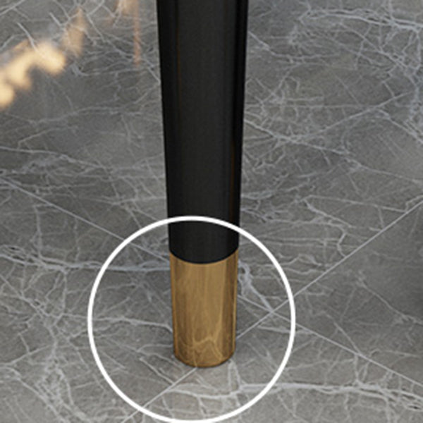 Extendable Sintered Stone Round Table Modern Dining Table with Wooden 4 Legs Clearhalo ' dining_table' 'Dining Tables & Seating' 'Dining Tables' 'furn' 'furn_dining_table' 'Furniture' 'furniture_dining_table' 'Kitchen & Dining Furniture' 'kitchen&dining_furn' 'kitchen' 'kitchen_dining_table' 3854828
