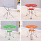 Modern Style Glass Kitchen Dining Table Round Table with Metal Base for Home Clearhalo ' dining_table' 'Dining Tables & Seating' 'Dining Tables' 'furn' 'furn_dining_table' 'Furniture' 'furniture_dining_table' 'Kitchen & Dining Furniture' 'kitchen&dining_furn' 'kitchen' 'kitchen_dining_table' 3854843