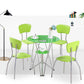 Modern Style Glass Kitchen Dining Table Round Table with Metal Base for Home Clearhalo ' dining_table' 'Dining Tables & Seating' 'Dining Tables' 'furn' 'furn_dining_table' 'Furniture' 'furniture_dining_table' 'Kitchen & Dining Furniture' 'kitchen&dining_furn' 'kitchen' 'kitchen_dining_table' 3854846