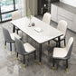 Casual Sintered Stone Standard Dining Table Rectangle Shape Dining Table for Kitchen White Without Chairs Clearhalo ' dining_table' 'Dining Tables & Seating' 'Dining Tables' 'furn' 'furn_dining_table' 'Furniture' 'furniture_dining_table' 'Kitchen & Dining Furniture' 'kitchen&dining_furn' 'kitchen' 'kitchen_dining_table' 3854858