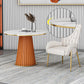 Metal Traditional Luxury Round Indoor Table Sintered Stone Table for Kitchen and Dining Room Clearhalo ' dining_table' 'Dining Tables & Seating' 'Dining Tables' 'furn' 'furn_dining_table' 'Furniture' 'furniture_dining_table' 'Kitchen & Dining Furniture' 'kitchen&dining_furn' 'kitchen' 'kitchen_dining_table' 3854903