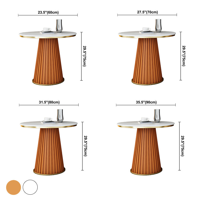 Metal Traditional Luxury Round Indoor Table Sintered Stone Table for Kitchen and Dining Room Clearhalo ' dining_table' 'Dining Tables & Seating' 'Dining Tables' 'furn' 'furn_dining_table' 'Furniture' 'furniture_dining_table' 'Kitchen & Dining Furniture' 'kitchen&dining_furn' 'kitchen' 'kitchen_dining_table' 3854907