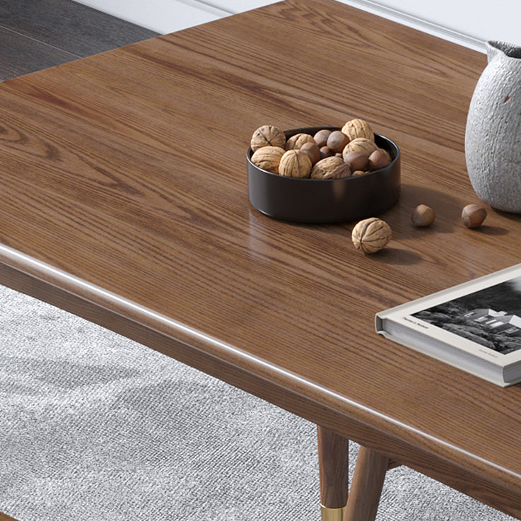 Traditional Luxury Rectangle Dining Table Ash Solid Wood Table with 4 Legs Clearhalo ' dining_table' 'Dining Tables & Seating' 'Dining Tables' 'furn' 'furn_dining_table' 'Furniture' 'furniture_dining_table' 'Kitchen & Dining Furniture' 'kitchen&dining_furn' 'kitchen' 'kitchen_dining_table' 3854916