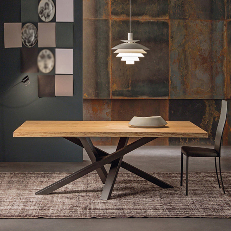 Traditional Luxury Rectangle Dining Table Pine Solid Wood Table with Pedestal Base Clearhalo ' dining_table' 'Dining Tables & Seating' 'Dining Tables' 'furn' 'furn_dining_table' 'Furniture' 'furniture_dining_table' 'Kitchen & Dining Furniture' 'kitchen&dining_furn' 'kitchen' 'kitchen_dining_table' 3854941