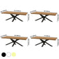 Traditional Luxury Rectangle Dining Table Pine Solid Wood Table with Pedestal Base Clearhalo ' dining_table' 'Dining Tables & Seating' 'Dining Tables' 'furn' 'furn_dining_table' 'Furniture' 'furniture_dining_table' 'Kitchen & Dining Furniture' 'kitchen&dining_furn' 'kitchen' 'kitchen_dining_table' 3854948