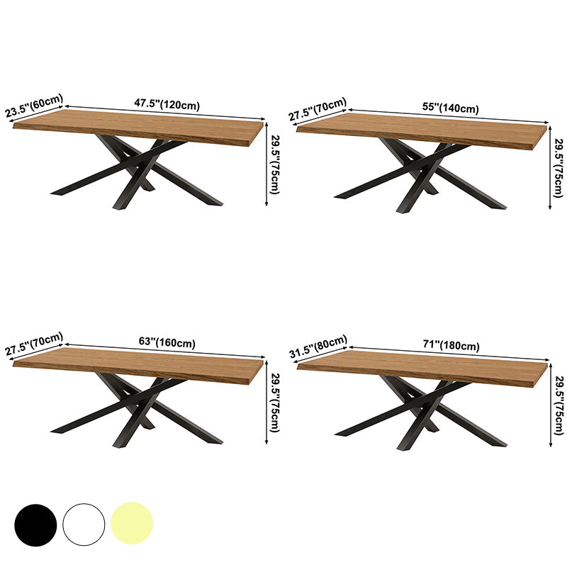 Traditional Luxury Rectangle Dining Table Pine Solid Wood Table with Pedestal Base Clearhalo ' dining_table' 'Dining Tables & Seating' 'Dining Tables' 'furn' 'furn_dining_table' 'Furniture' 'furniture_dining_table' 'Kitchen & Dining Furniture' 'kitchen&dining_furn' 'kitchen' 'kitchen_dining_table' 3854948
