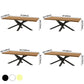 Traditional Luxury Rectangle Dining Table Pine Solid Wood Table with Pedestal Base Clearhalo ' dining_table' 'Dining Tables & Seating' 'Dining Tables' 'furn' 'furn_dining_table' 'Furniture' 'furniture_dining_table' 'Kitchen & Dining Furniture' 'kitchen&dining_furn' 'kitchen' 'kitchen_dining_table' 3854949