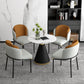 Round Dinette Table Traditional Luxury Dinner Room Table with Pedestal Base Clearhalo ' dining_table' 'Dining Tables & Seating' 'Dining Tables' 'furn' 'furn_dining_table' 'Furniture' 'furniture_dining_table' 'Kitchen & Dining Furniture' 'kitchen&dining_furn' 'kitchen' 'kitchen_dining_table' 3854980