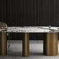 Metal Traditional Luxury Oval Dining Table Sintered Stone Table for Kitchen and Dining Room Clearhalo ' dining_table' 'Dining Tables & Seating' 'Dining Tables' 'furn' 'furn_dining_table' 'Furniture' 'furniture_dining_table' 'Kitchen & Dining Furniture' 'kitchen&dining_furn' 'kitchen' 'kitchen_dining_table' 3855015