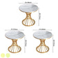 Traditional Luxury Stone Dinette Table Round Pedestal Furniture for Dining Room Clearhalo ' dining_table' 'Dining Tables & Seating' 'Dining Tables' 'furn' 'furn_dining_table' 'Furniture' 'furniture_dining_table' 'Kitchen & Dining Furniture' 'kitchen&dining_furn' 'kitchen' 'kitchen_dining_table' 3855039