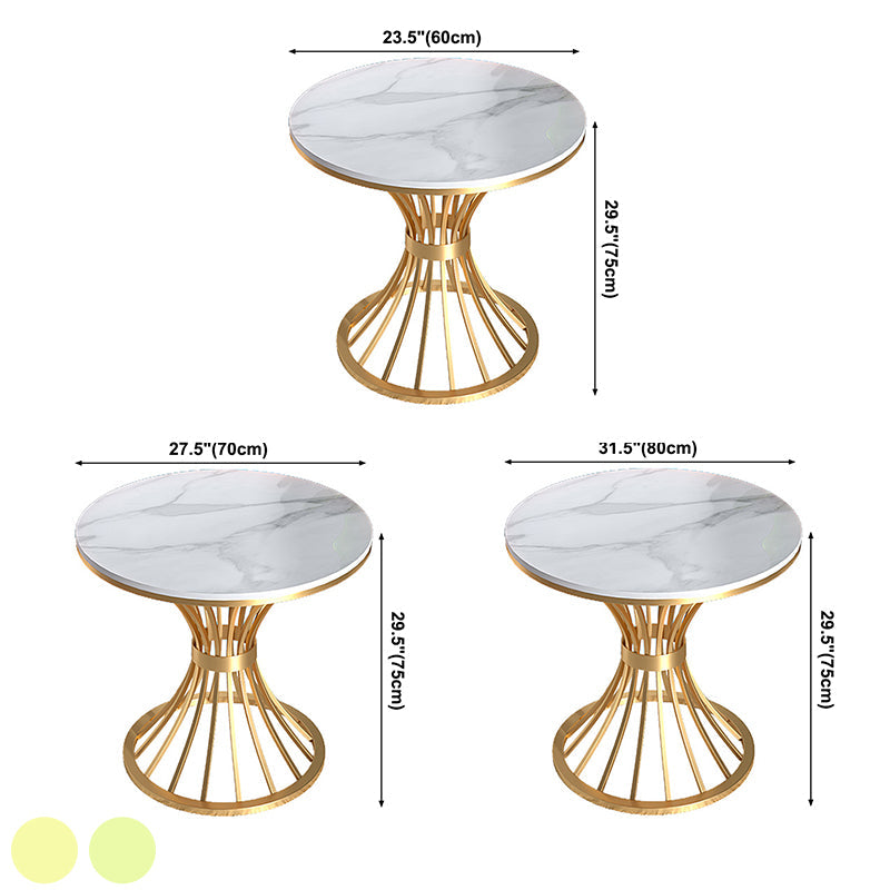Traditional Luxury Stone Dinette Table Round Pedestal Furniture for Dining Room Clearhalo ' dining_table' 'Dining Tables & Seating' 'Dining Tables' 'furn' 'furn_dining_table' 'Furniture' 'furniture_dining_table' 'Kitchen & Dining Furniture' 'kitchen&dining_furn' 'kitchen' 'kitchen_dining_table' 3855039