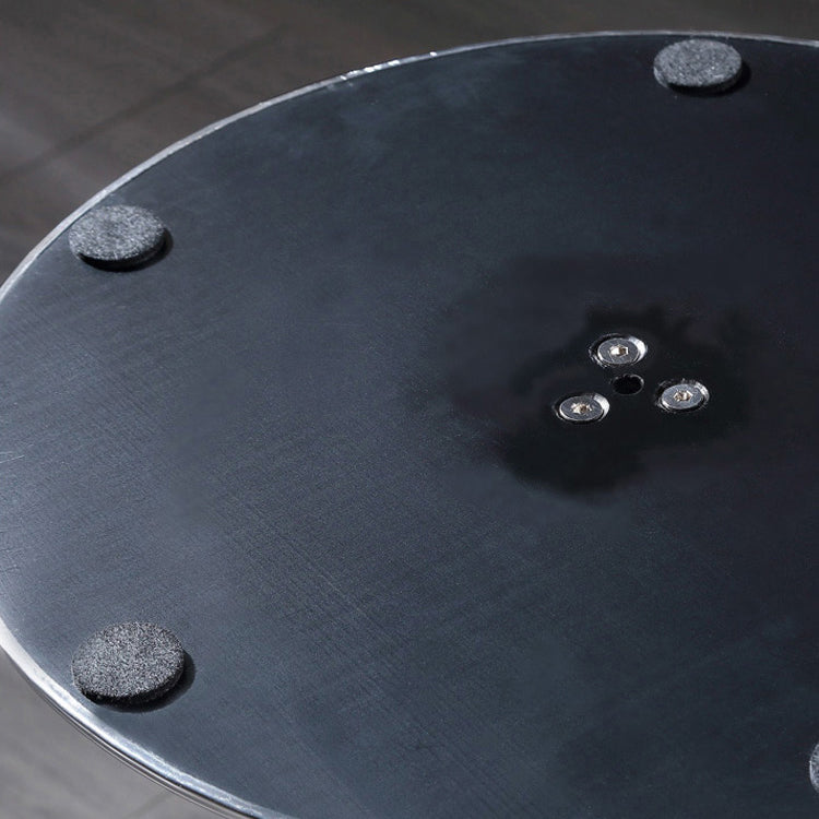 Industrial Square Dining Table Stainless Steel Table with Pedestal Base Clearhalo ' dining_table' 'Dining Tables & Seating' 'Dining Tables' 'furn' 'furn_dining_table' 'Furniture' 'furniture_dining_table' 'Kitchen & Dining Furniture' 'kitchen&dining_furn' 'kitchen' 'kitchen_dining_table' 3855104