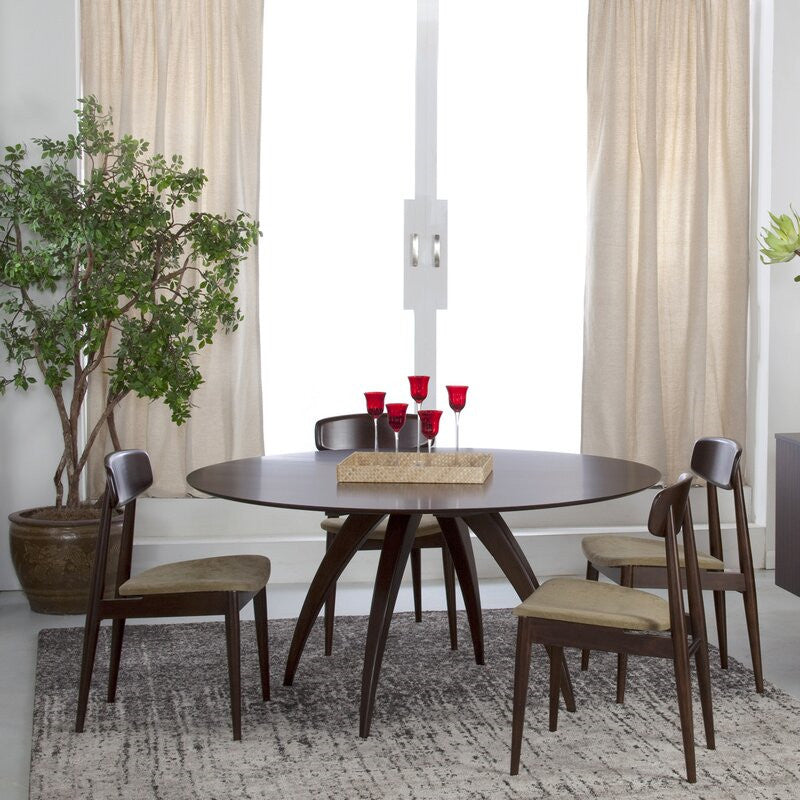 Round Solid Pinewood Wood Color Dining Table Simplicity Fixed Table for Dining Room Clearhalo ' dining_table' 'Dining Tables & Seating' 'Dining Tables' 'furn' 'furn_dining_table' 'Furniture' 'furniture_dining_table' 'Kitchen & Dining Furniture' 'kitchen&dining_furn' 'kitchen' 'kitchen_dining_table' 3855111
