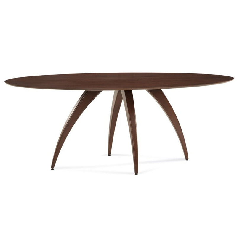 Round Solid Pinewood Wood Color Dining Table Simplicity Fixed Table for Dining Room Walnut Without Chairs Clearhalo ' dining_table' 'Dining Tables & Seating' 'Dining Tables' 'furn' 'furn_dining_table' 'Furniture' 'furniture_dining_table' 'Kitchen & Dining Furniture' 'kitchen&dining_furn' 'kitchen' 'kitchen_dining_table' 3855112