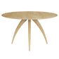 Round Solid Pinewood Wood Color Dining Table Simplicity Fixed Table for Dining Room Natural Without Chairs Clearhalo ' dining_table' 'Dining Tables & Seating' 'Dining Tables' 'furn' 'furn_dining_table' 'Furniture' 'furniture_dining_table' 'Kitchen & Dining Furniture' 'kitchen&dining_furn' 'kitchen' 'kitchen_dining_table' 3855116