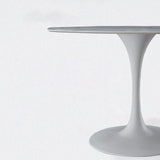 Minimalist Sintered Stone Dining Table Round Shape Kitchen Dining Table with Tulip Base Clearhalo ' dining_table' 'Dining Tables & Seating' 'Dining Tables' 'furn' 'furn_dining_table' 'Furniture' 'furniture_dining_table' 'Kitchen & Dining Furniture' 'kitchen&dining_furn' 'kitchen' 'kitchen_dining_table' 3855132