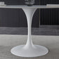 Minimalist Sintered Stone Dining Table Round Shape Kitchen Dining Table with Tulip Base Clearhalo ' dining_table' 'Dining Tables & Seating' 'Dining Tables' 'furn' 'furn_dining_table' 'Furniture' 'furniture_dining_table' 'Kitchen & Dining Furniture' 'kitchen&dining_furn' 'kitchen' 'kitchen_dining_table' 3855135
