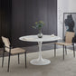 Minimalist Sintered Stone Dining Table Round Shape Kitchen Dining Table with Tulip Base Clearhalo ' dining_table' 'Dining Tables & Seating' 'Dining Tables' 'furn' 'furn_dining_table' 'Furniture' 'furniture_dining_table' 'Kitchen & Dining Furniture' 'kitchen&dining_furn' 'kitchen' 'kitchen_dining_table' 3855137