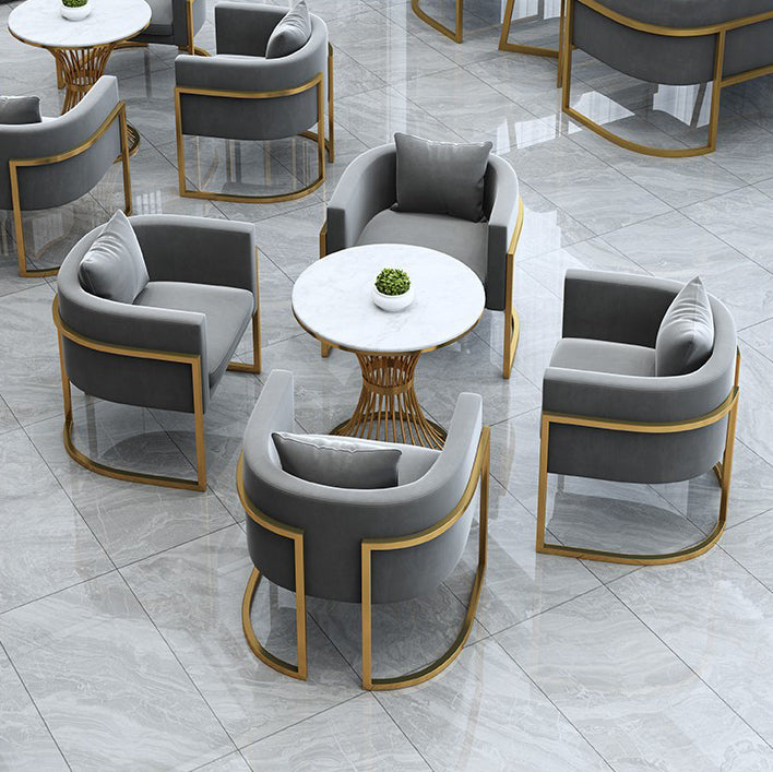 Sintered Stone White Dining Table Luxury Style Fixed Table for Dining Room Clearhalo ' dining_table' 'Dining Tables & Seating' 'Dining Tables' 'furn' 'furn_dining_table' 'Furniture' 'furniture_dining_table' 'Kitchen & Dining Furniture' 'kitchen&dining_furn' 'kitchen' 'kitchen_dining_table' 3855160