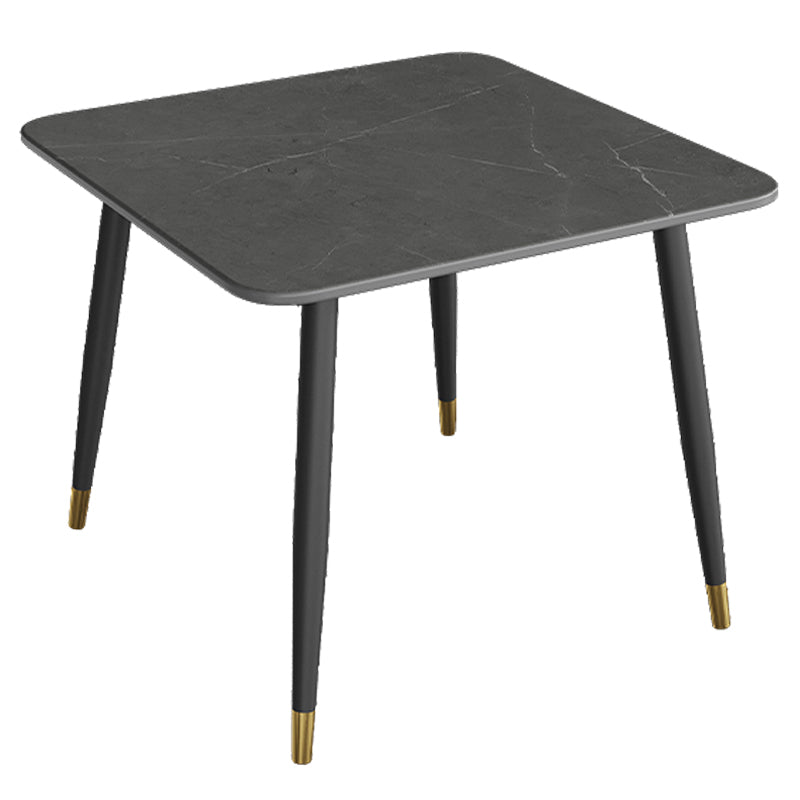 Industrial Style Dining Site Table Stone Dining Room Home Furniture for Home Square Gray Clearhalo ' dining_table' 'Dining Tables & Seating' 'Dining Tables' 'furn' 'furn_dining_table' 'Furniture' 'furniture_dining_table' 'Kitchen & Dining Furniture' 'kitchen&dining_furn' 'kitchen' 'kitchen_dining_table' 3855175