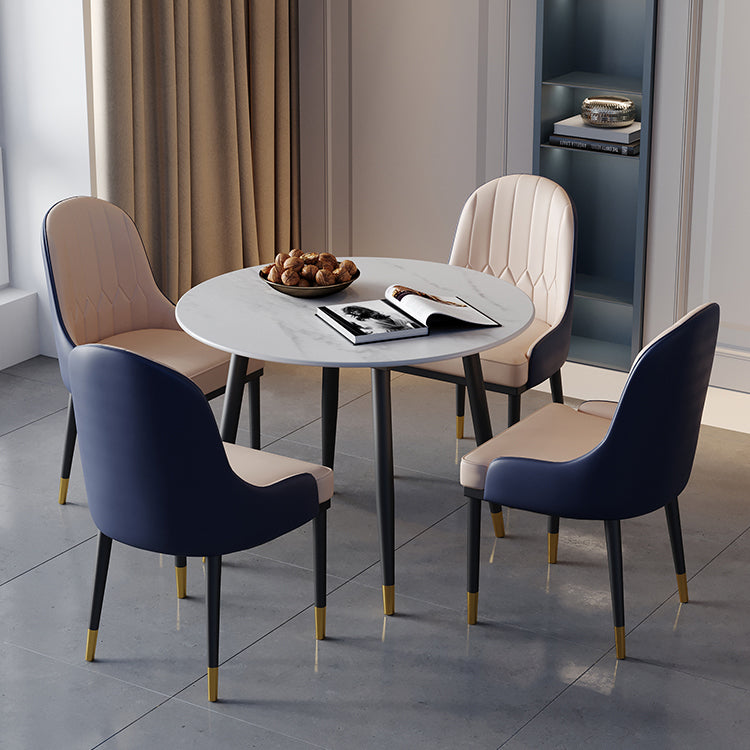 Industrial Style Dining Site Table Stone Dining Room Home Furniture for Home Clearhalo ' dining_table' 'Dining Tables & Seating' 'Dining Tables' 'furn' 'furn_dining_table' 'Furniture' 'furniture_dining_table' 'Kitchen & Dining Furniture' 'kitchen&dining_furn' 'kitchen' 'kitchen_dining_table' 3855178