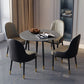 Industrial Style Dining Site Table Stone Dining Room Home Furniture for Home Clearhalo ' dining_table' 'Dining Tables & Seating' 'Dining Tables' 'furn' 'furn_dining_table' 'Furniture' 'furniture_dining_table' 'Kitchen & Dining Furniture' 'kitchen&dining_furn' 'kitchen' 'kitchen_dining_table' 3855179