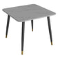 Industrial Style Dining Site Table Stone Dining Room Home Furniture for Home Square White Clearhalo ' dining_table' 'Dining Tables & Seating' 'Dining Tables' 'furn' 'furn_dining_table' 'Furniture' 'furniture_dining_table' 'Kitchen & Dining Furniture' 'kitchen&dining_furn' 'kitchen' 'kitchen_dining_table' 3855180