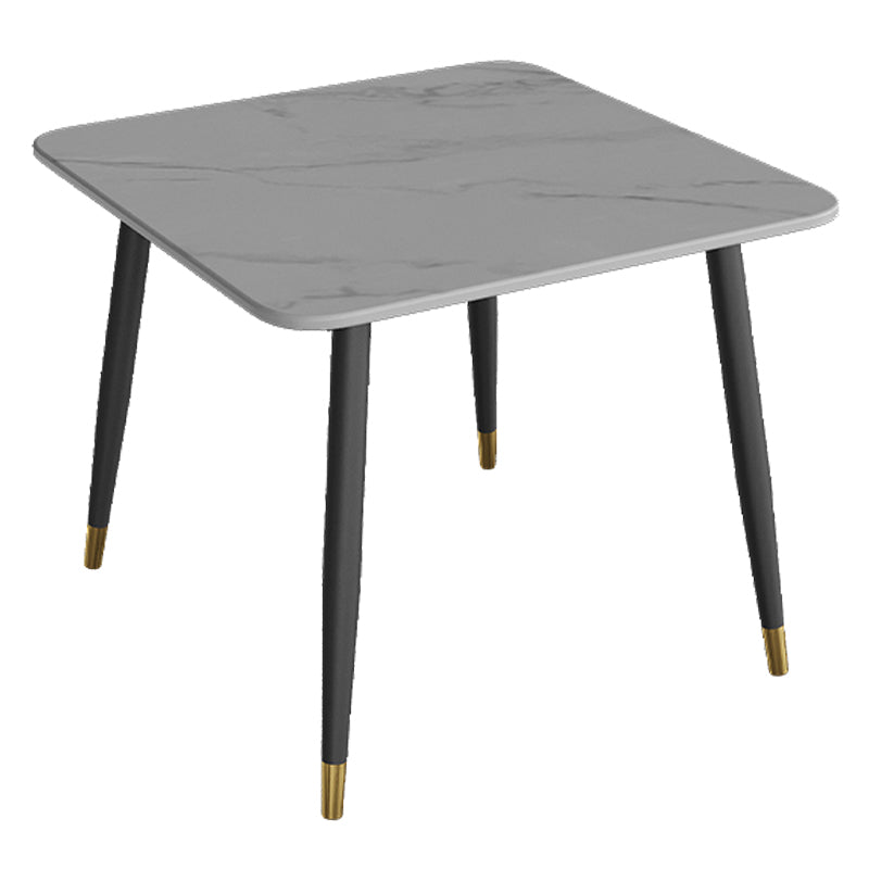 Industrial Style Dining Site Table Stone Dining Room Home Furniture for Home Square White Clearhalo ' dining_table' 'Dining Tables & Seating' 'Dining Tables' 'furn' 'furn_dining_table' 'Furniture' 'furniture_dining_table' 'Kitchen & Dining Furniture' 'kitchen&dining_furn' 'kitchen' 'kitchen_dining_table' 3855180