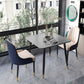 Industrial Style Dining Site Table Stone Dining Room Home Furniture for Home Clearhalo ' dining_table' 'Dining Tables & Seating' 'Dining Tables' 'furn' 'furn_dining_table' 'Furniture' 'furniture_dining_table' 'Kitchen & Dining Furniture' 'kitchen&dining_furn' 'kitchen' 'kitchen_dining_table' 3855187