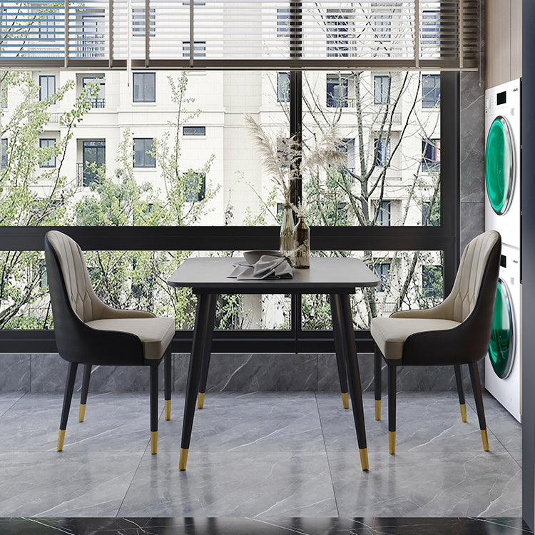 Industrial Style Dining Site Table Stone Dining Room Home Furniture for Home Clearhalo ' dining_table' 'Dining Tables & Seating' 'Dining Tables' 'furn' 'furn_dining_table' 'Furniture' 'furniture_dining_table' 'Kitchen & Dining Furniture' 'kitchen&dining_furn' 'kitchen' 'kitchen_dining_table' 3855188