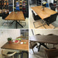Traditional Luxury Rectangle Dining Table Pine Solid Wood Table with Pedestal Base for Dining Room Clearhalo ' dining_table' 'Dining Tables & Seating' 'Dining Tables' 'furn' 'furn_dining_table' 'Furniture' 'furniture_dining_table' 'Kitchen & Dining Furniture' 'kitchen&dining_furn' 'kitchen' 'kitchen_dining_table' 3855215