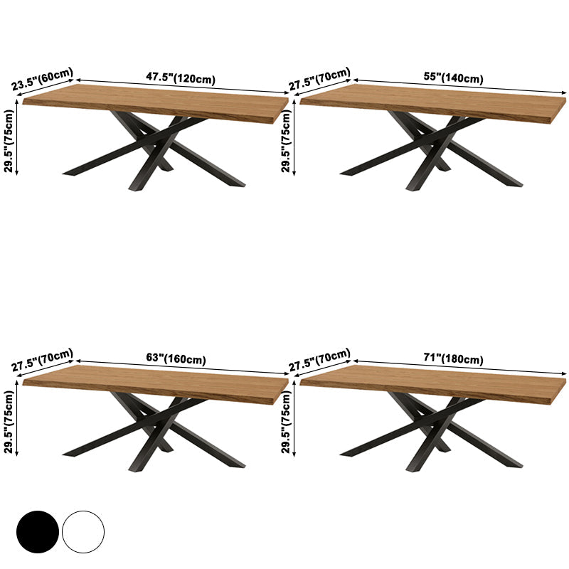 Traditional Luxury Rectangle Dining Table Pine Solid Wood Table with Pedestal Base for Dining Room Clearhalo ' dining_table' 'Dining Tables & Seating' 'Dining Tables' 'furn' 'furn_dining_table' 'Furniture' 'furniture_dining_table' 'Kitchen & Dining Furniture' 'kitchen&dining_furn' 'kitchen' 'kitchen_dining_table' 3855216